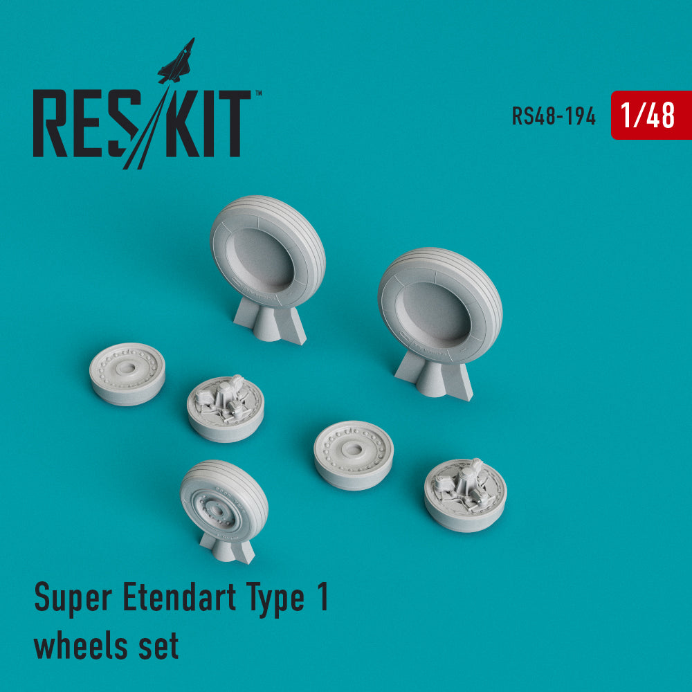 ResKit RS48-0194 1:48 Dassault Super Etendard wheels set