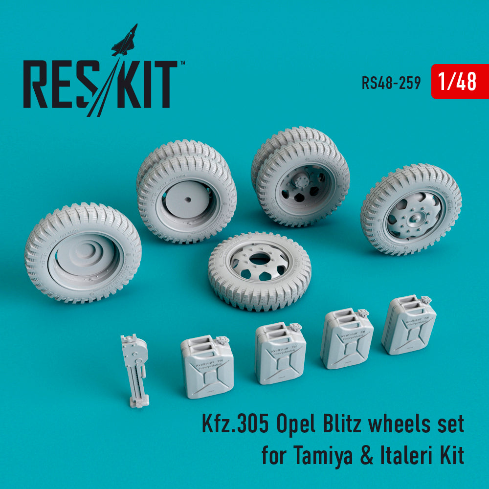 ResKit RS48-0259 1:48 Opel Blitz Kfz.385 Tankwagen wheels set