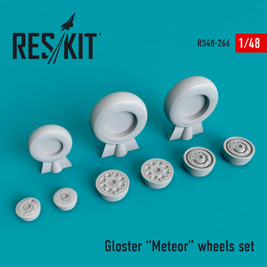 ResKit RS48-0266 1:48 Gloster Meteor F.1/F.3 Wheels Set