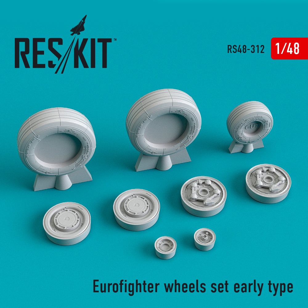 ResKit RS48-0312 1:48 Eurofighter Typhoon wheels Early Type