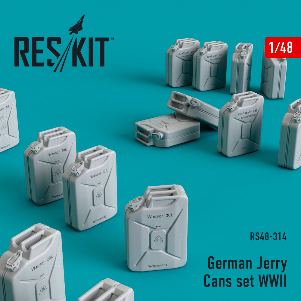 ResKit RS48-0314 1:48 German Jerry Cans set WWII