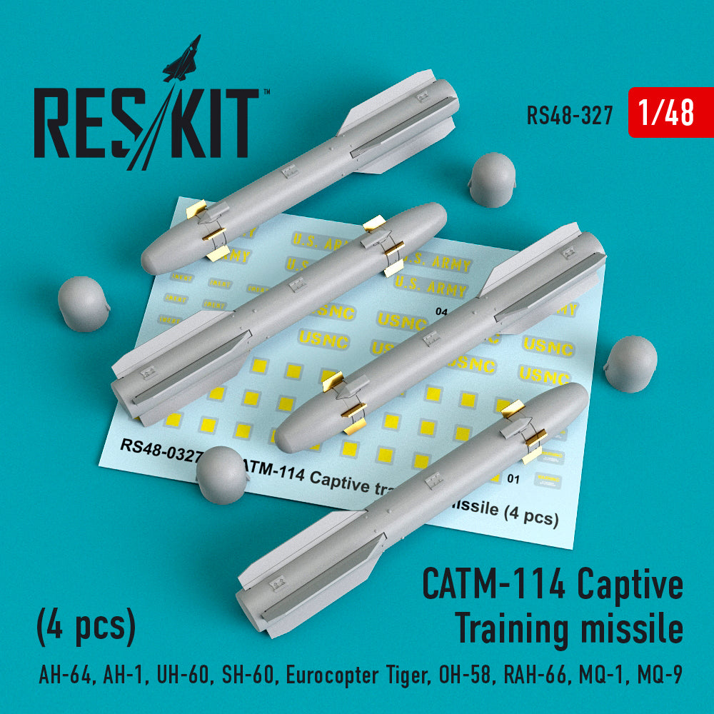 ResKit RS48-0327 1:48 CATM-114 Captive Training missile