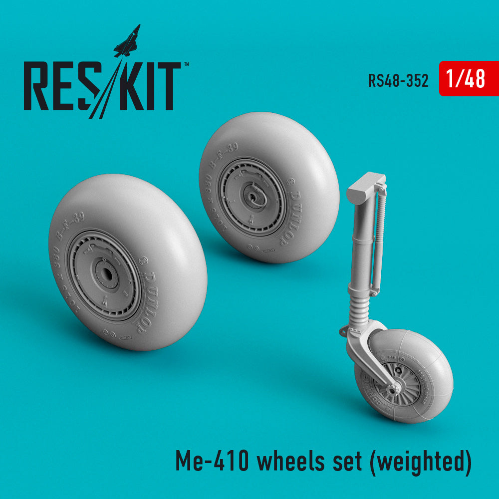 ResKit RS48-0352 1:48 Messerschmitt Me-410 wheels set