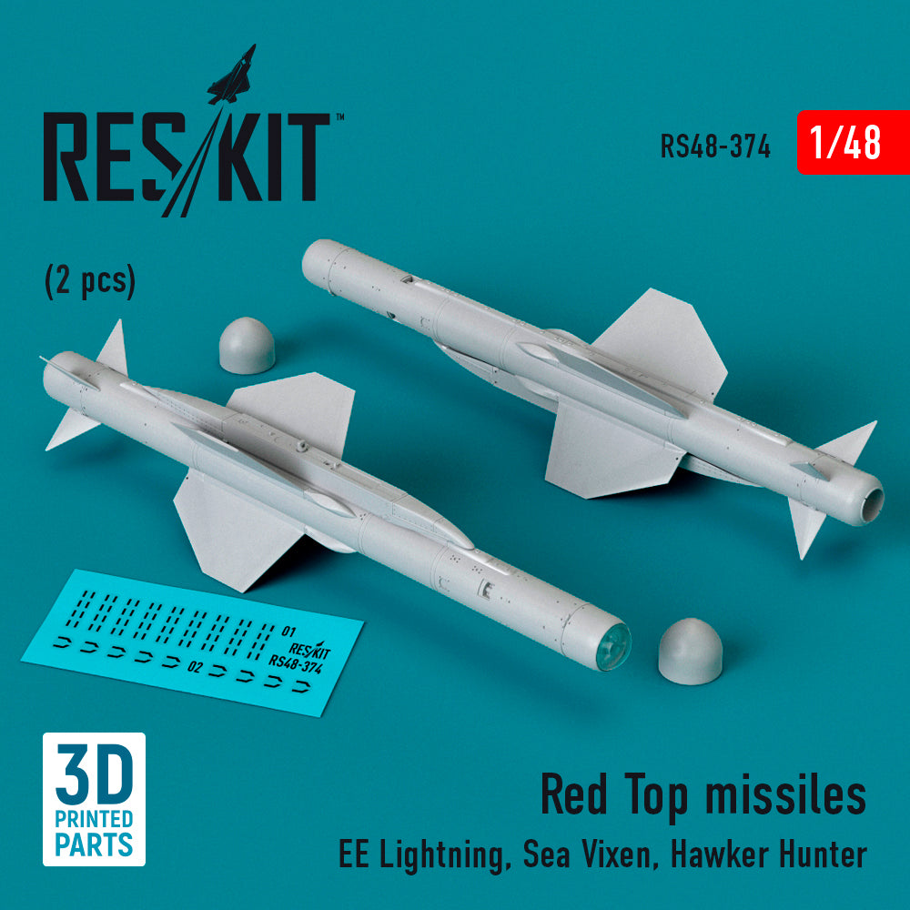 ResKit RS48-0374 1:48 Red Top missiles