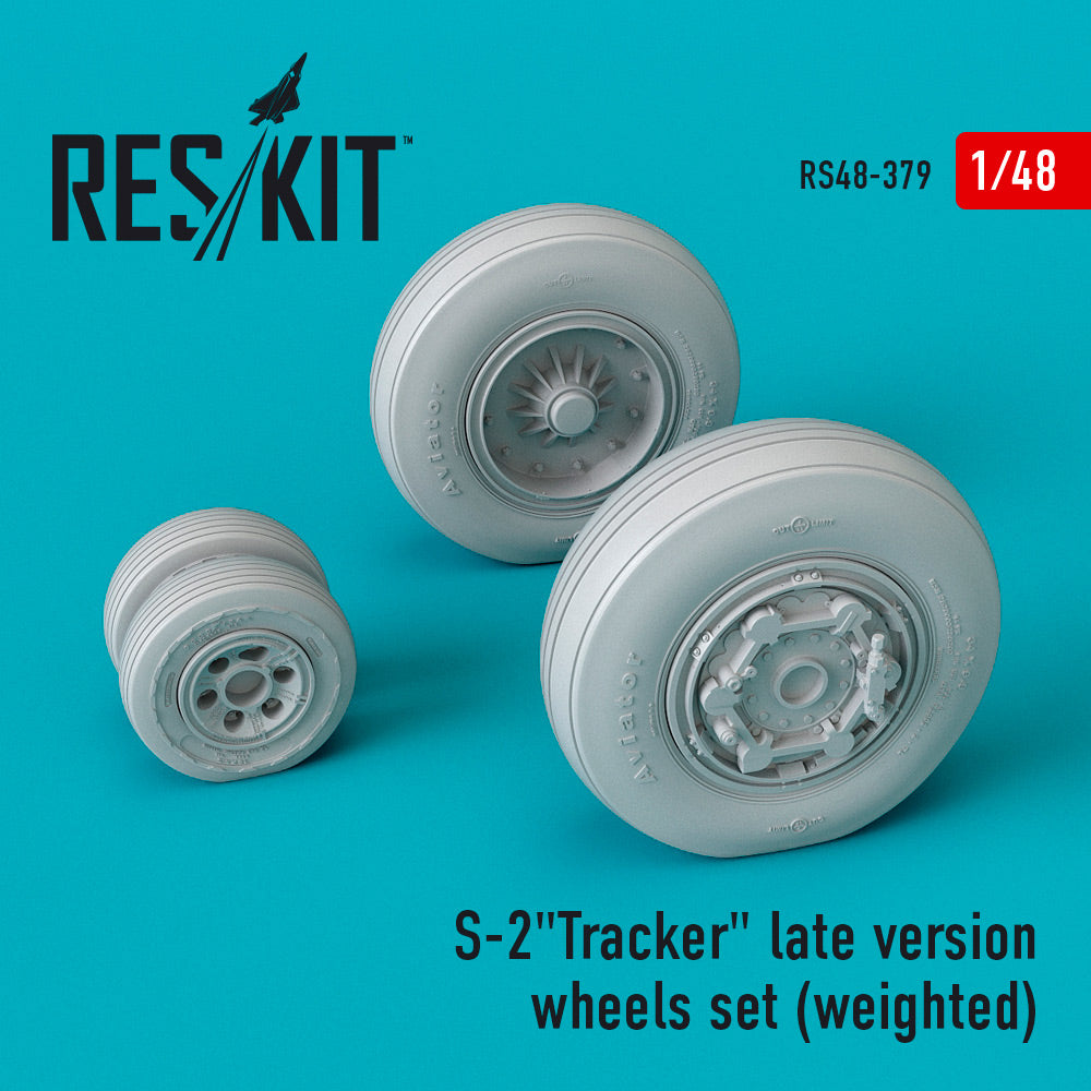 ResKit RS48-0379 1:48 Grumman S-2 Tracker late version wheels set