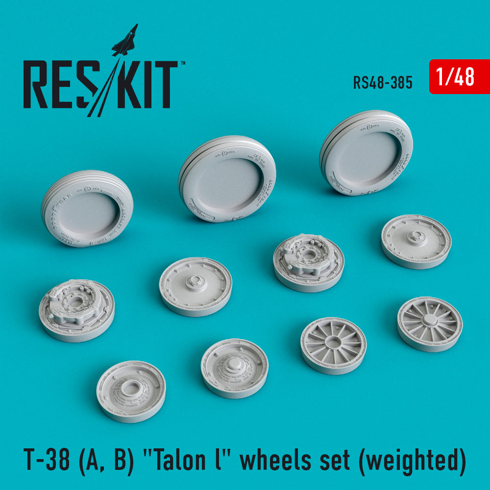 ResKit RS48-0385 1:48 Northrop T-38A/T-34B Talon wheels set