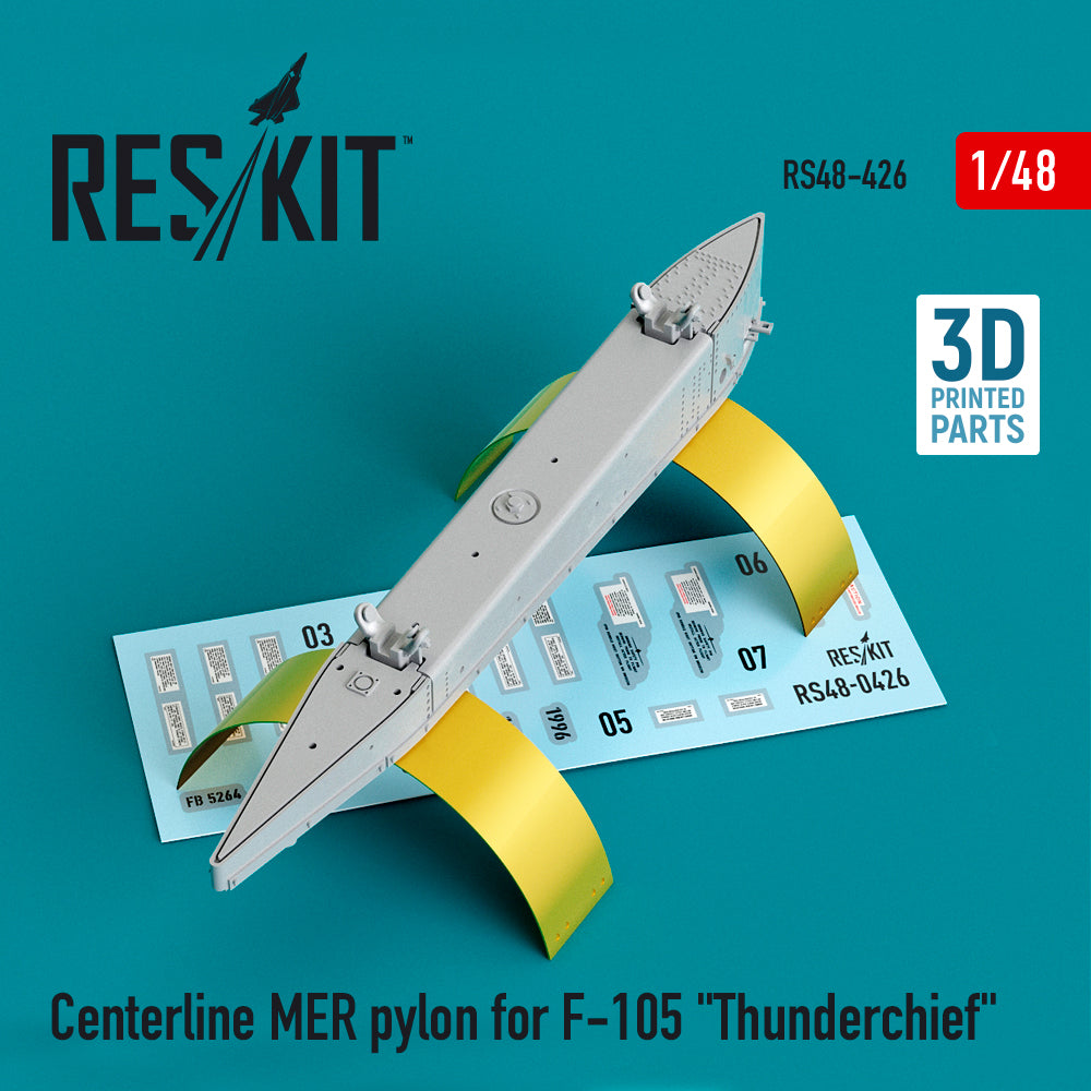 ResKit RS48-0426 1:48 F-105D/G Thunderchief Centerline MER Pylon
