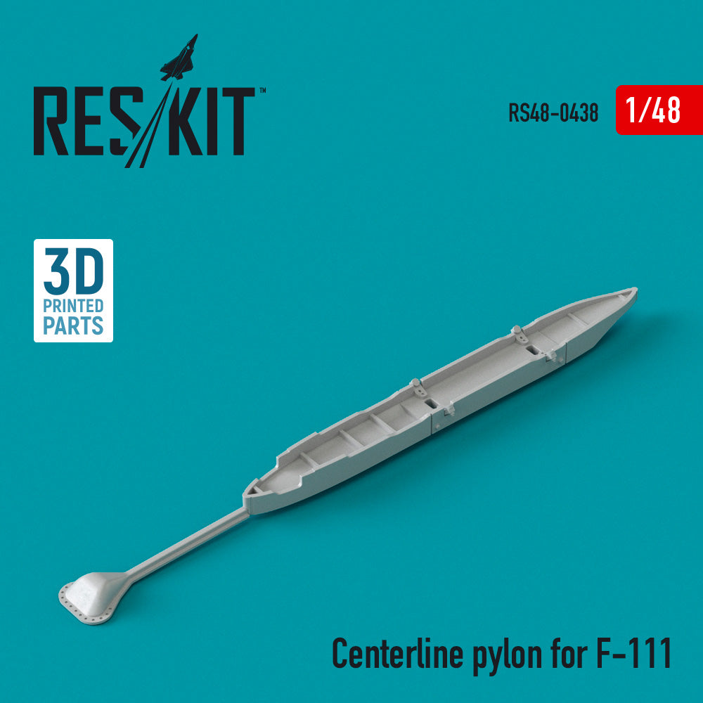 ResKit RS48-0438 1:48 Centerline pylon for General-Dynamics F-111