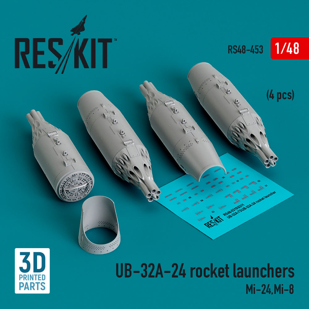 ResKit RS48-0453 1:48 UB-32A-24 rocket launchers