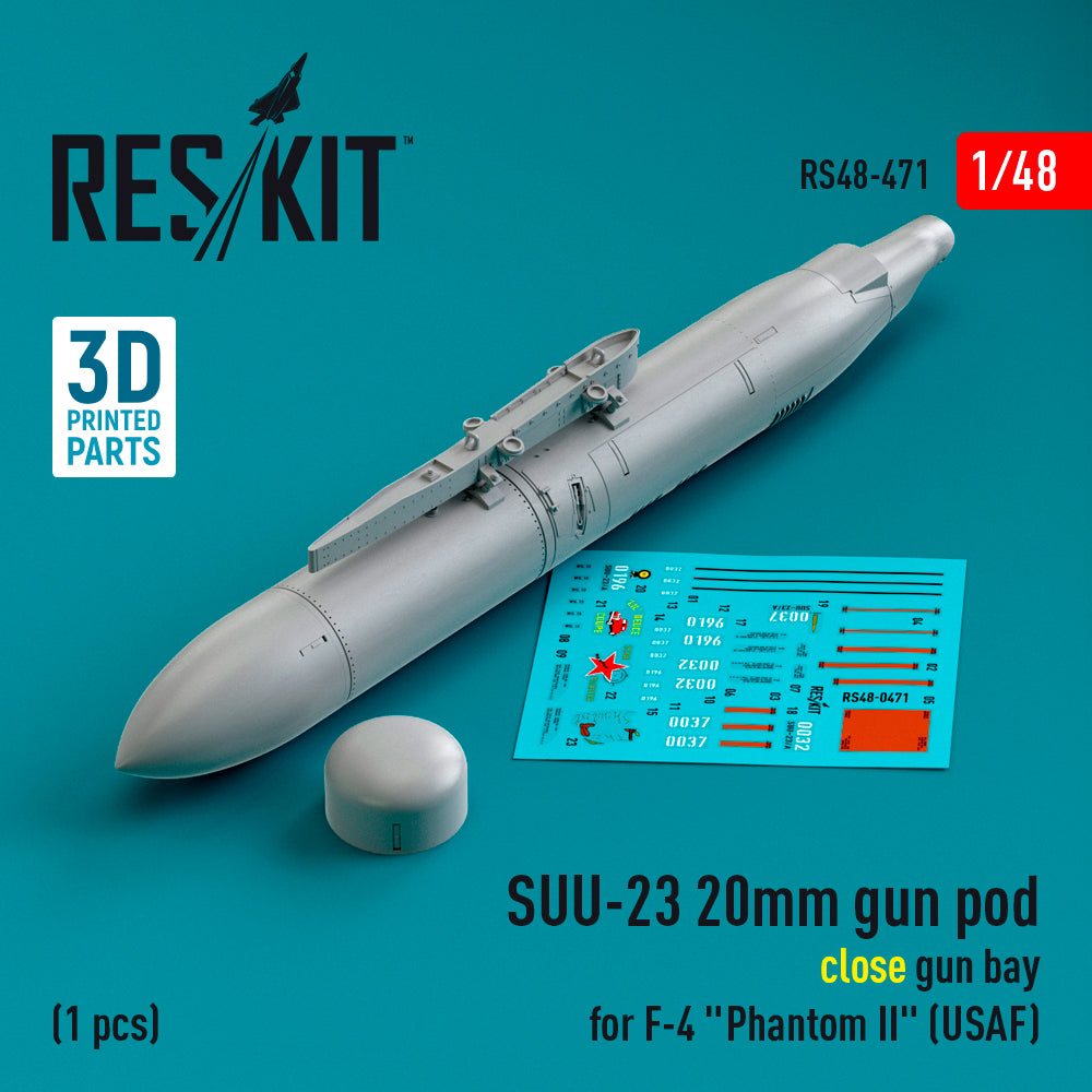 ResKit RS48-0471 1:48 SUU-23 20mm gun pod
