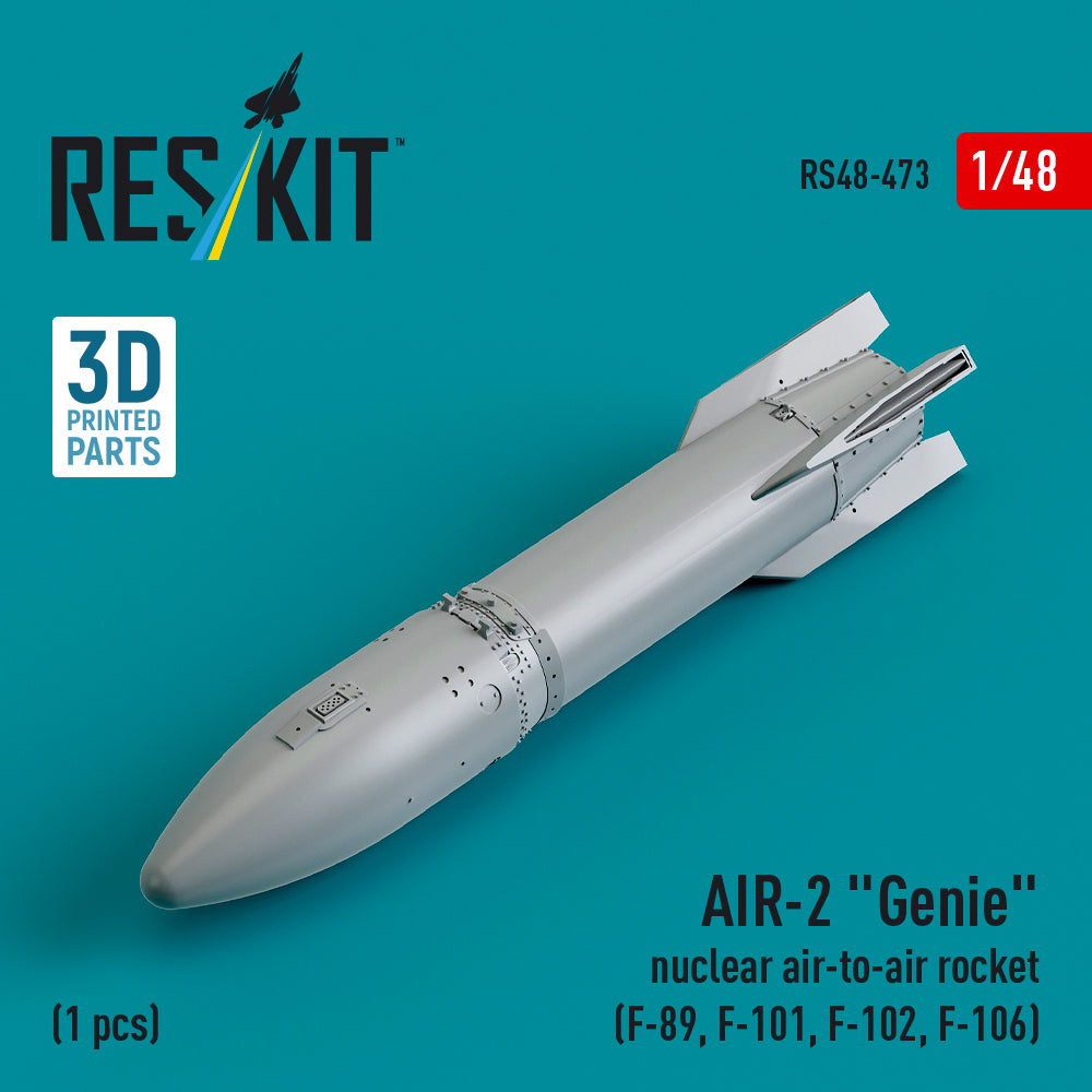 ResKit RS48-0473 1:48 AIR-2 Genie nuclear air-to-air rocket