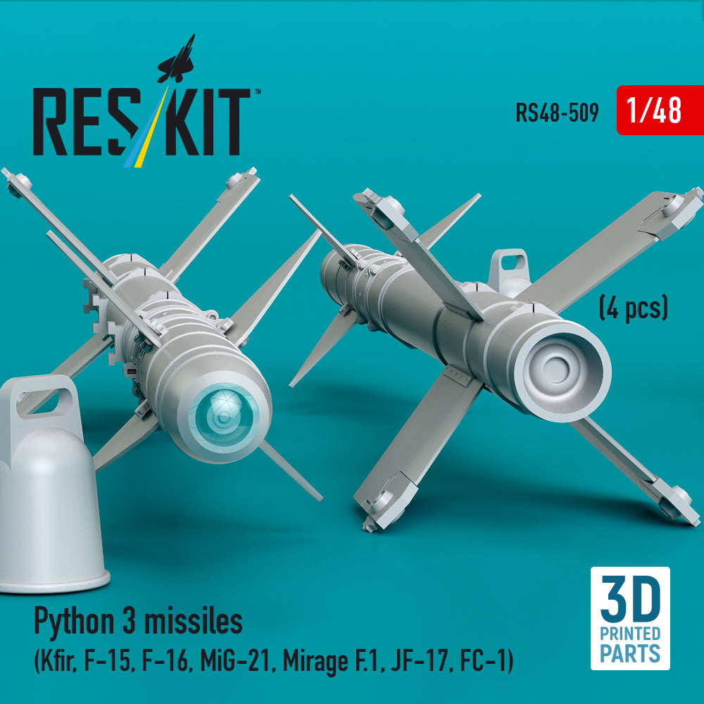 ResKit RS48-0509 1:48 Python 3 missiles