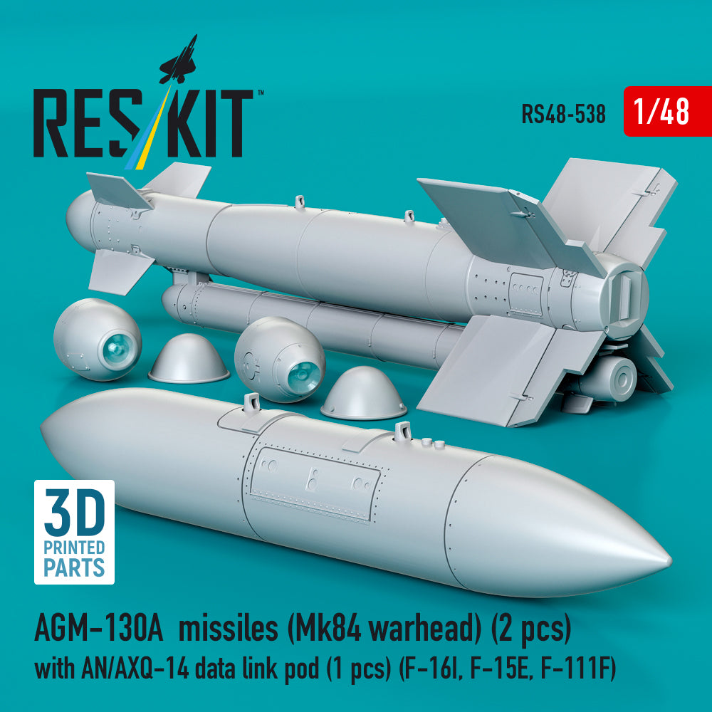 ResKit RS48-0538 1:48 AGM-130A missiles