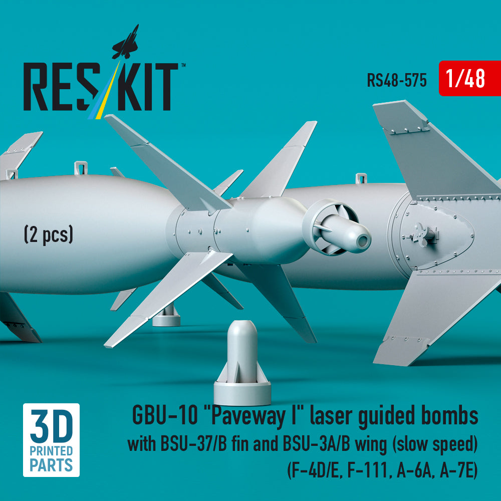 ResKit RS48-0575 1:48 GBU-10 Paveway I Laser Guided Bombs