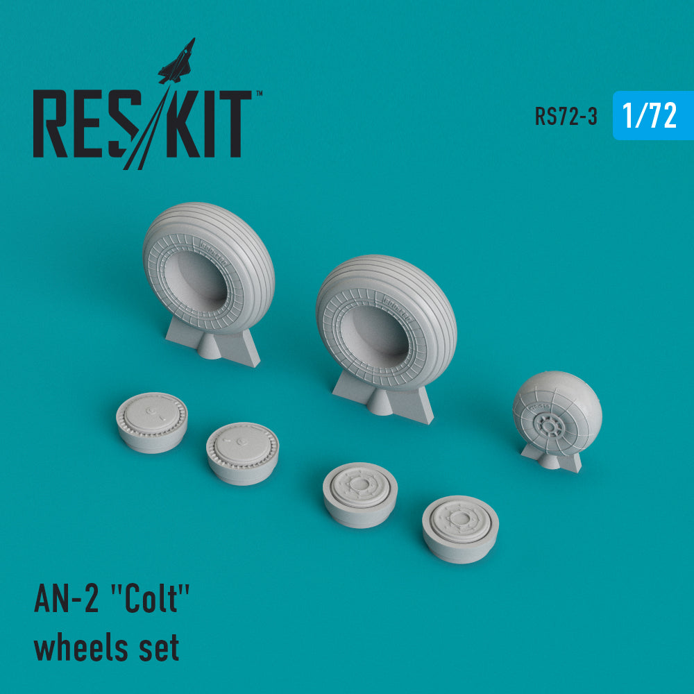 ResKit RS72-0003 1:72 Antonov AN-2 Colt wheels set
