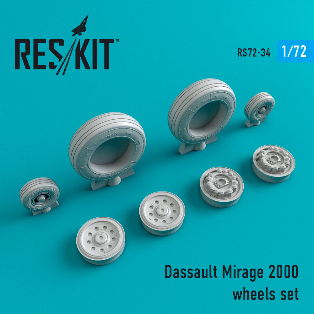 ResKit RS72-0034 1:72 Dassault_Mirage 2000 wheels set