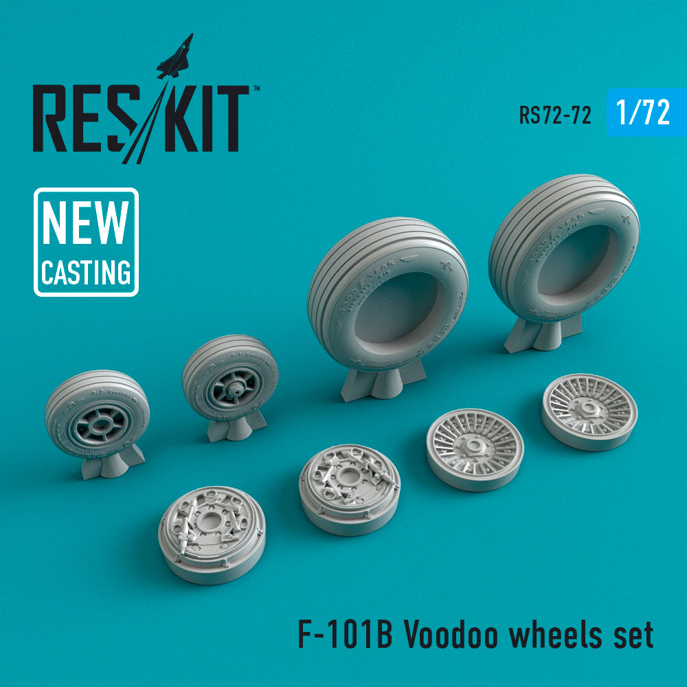 ResKit RS72-0072 1:72 McDonnell F-101B Voodoo wheels set