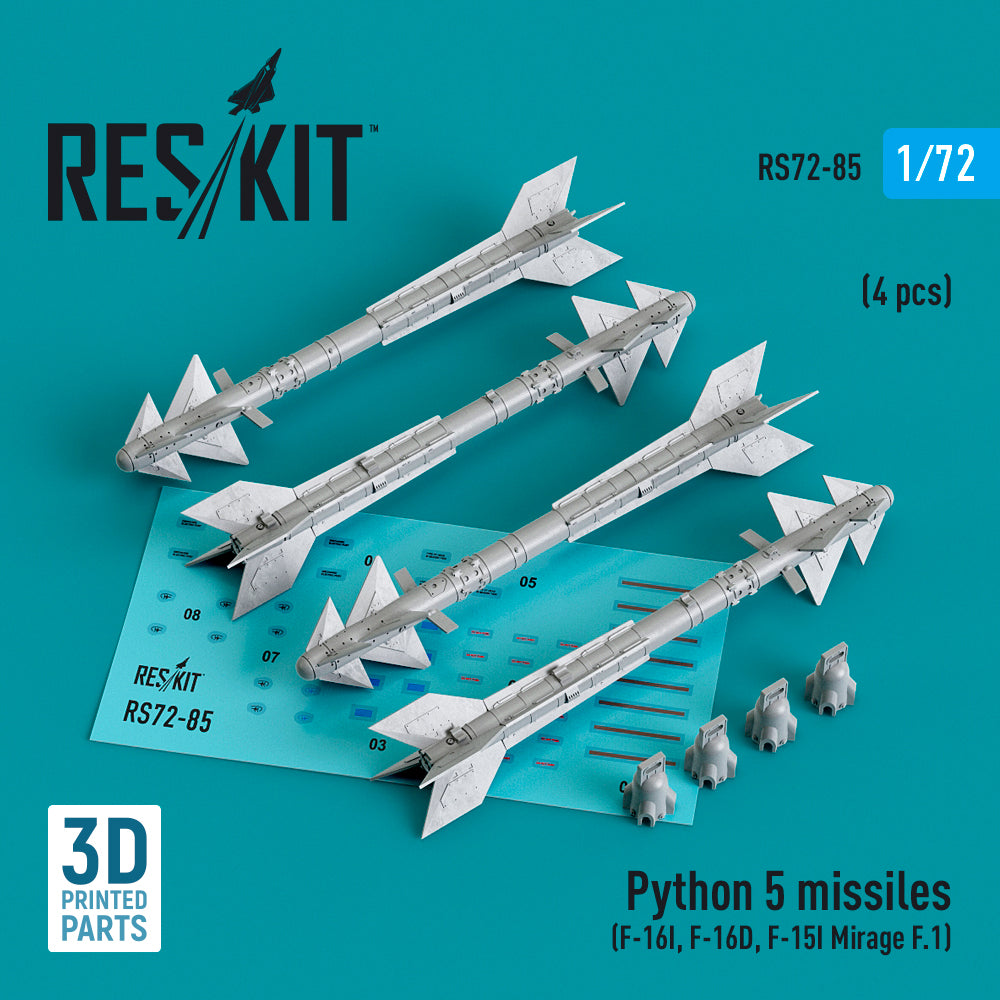 ResKit RS72-0085 1:72 Rafael Python 5 missile