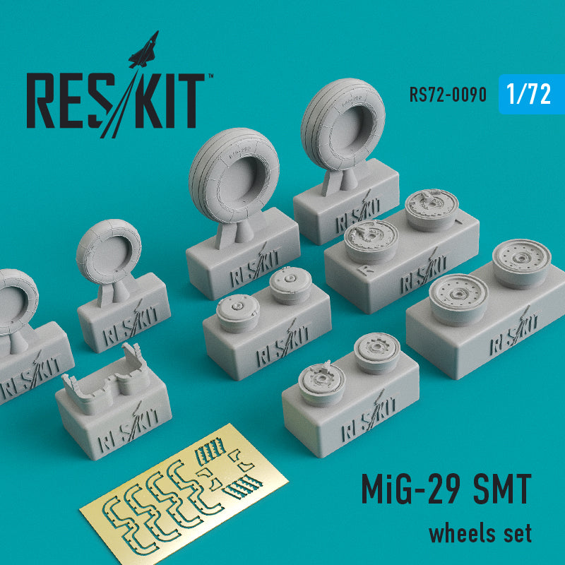 ResKit RS72-0090 1:72 Mikoyan MiG-29 SMT wheels set