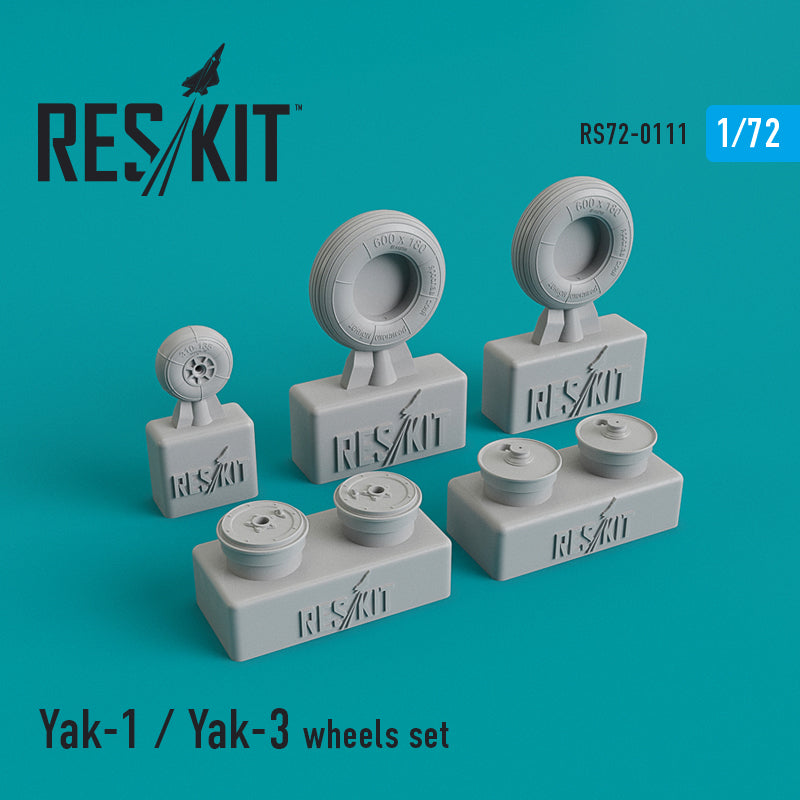 ResKit RS72-0111 1:72 Yakovlev Yak-1 / Yak-3 wheels set