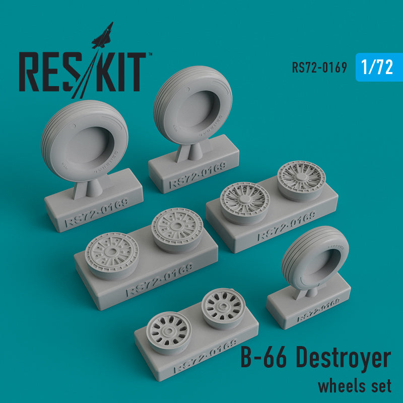 ResKit RS72-0169 1:72 Douglas B-66 Destroyer wheels set