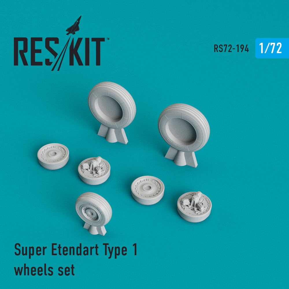 ResKit RS72-0194 1:72 Dassault Super Etendard wheels set