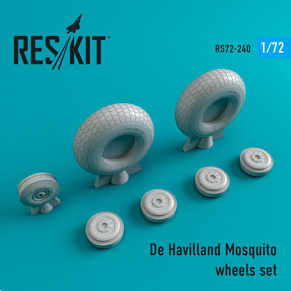 ResKit RS72-0240 1:72 de Havilland Mosquito wheels set