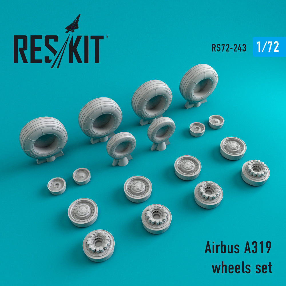 ResKit RS72-0243 1:72 Airbus A319 wheels set