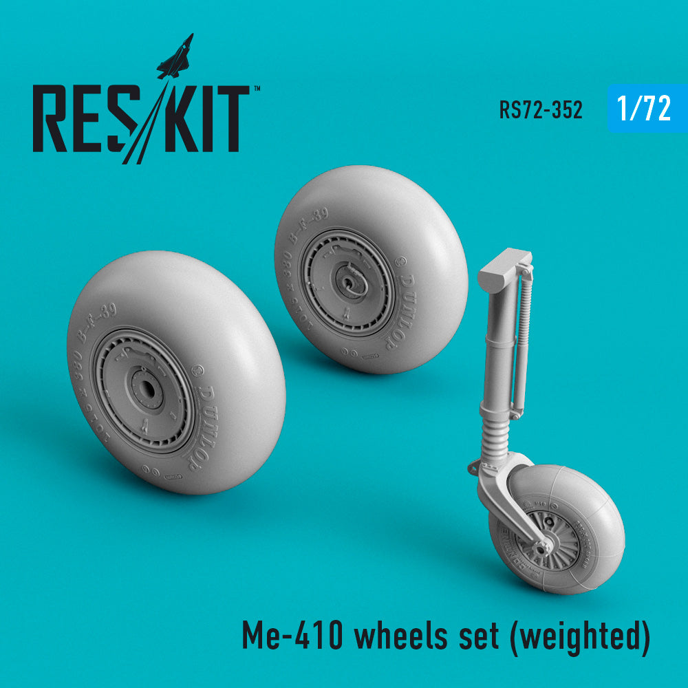 ResKit RS72-0352 1:72 Messerschmitt Me-410 wheels set