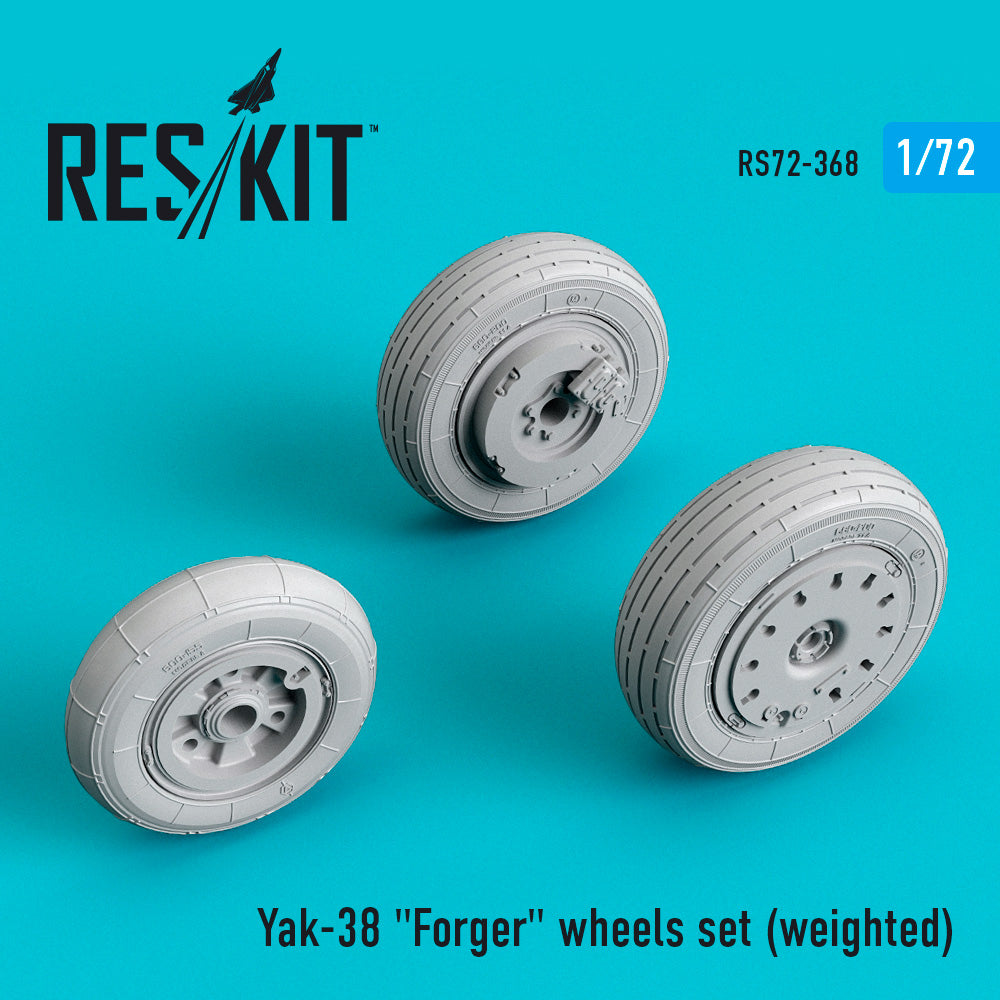 ResKit RS72-0368 1:72 Yakovlev Yak-38 Forger wheels set