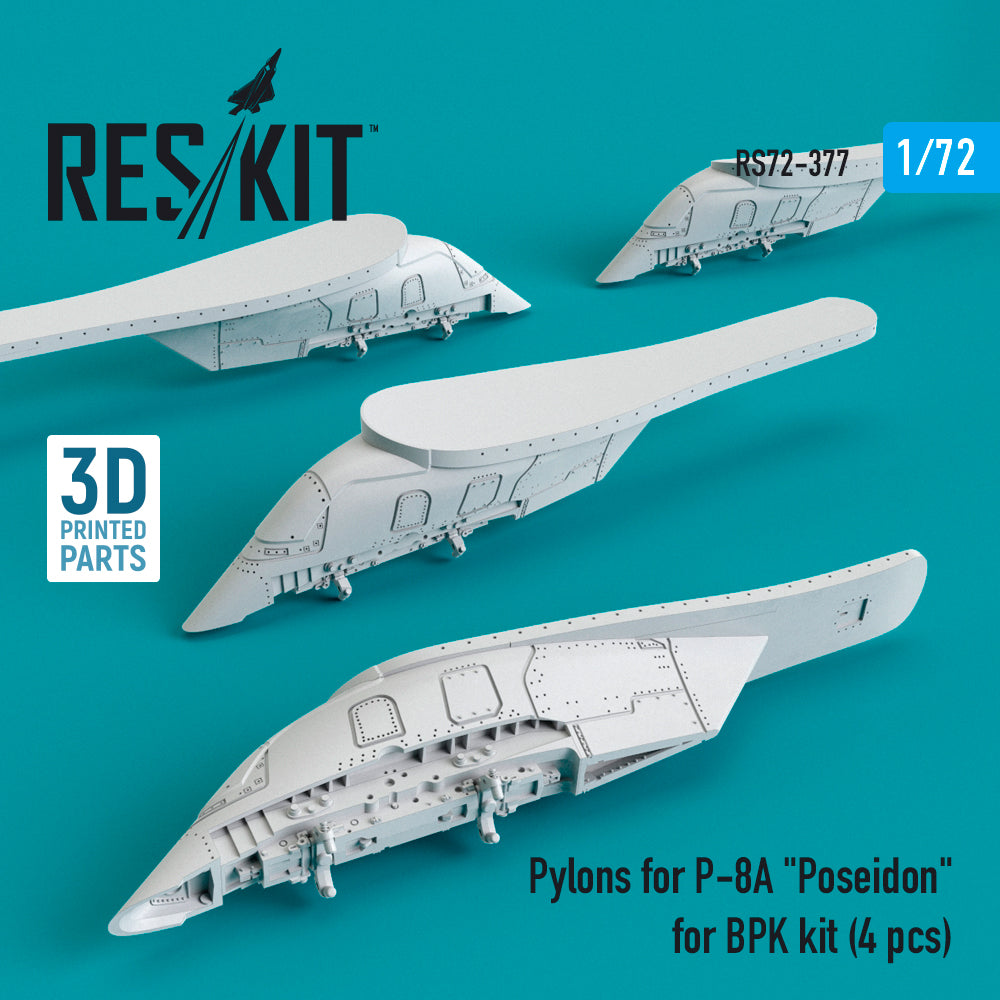 ResKit RS72-0377 1:72 Pylons for Boeing P-8A Poseidon