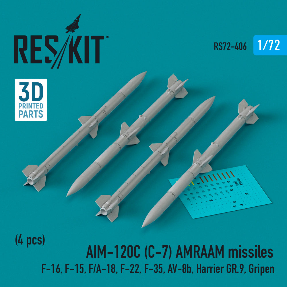 ResKit RS72-0406 1:72 AIM-120C