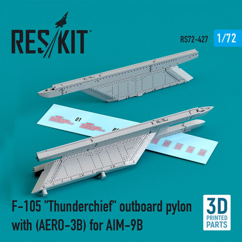 ResKit RS72-0427 1:72 Republic F-105D/F-105G Thunderchief outboard pylon