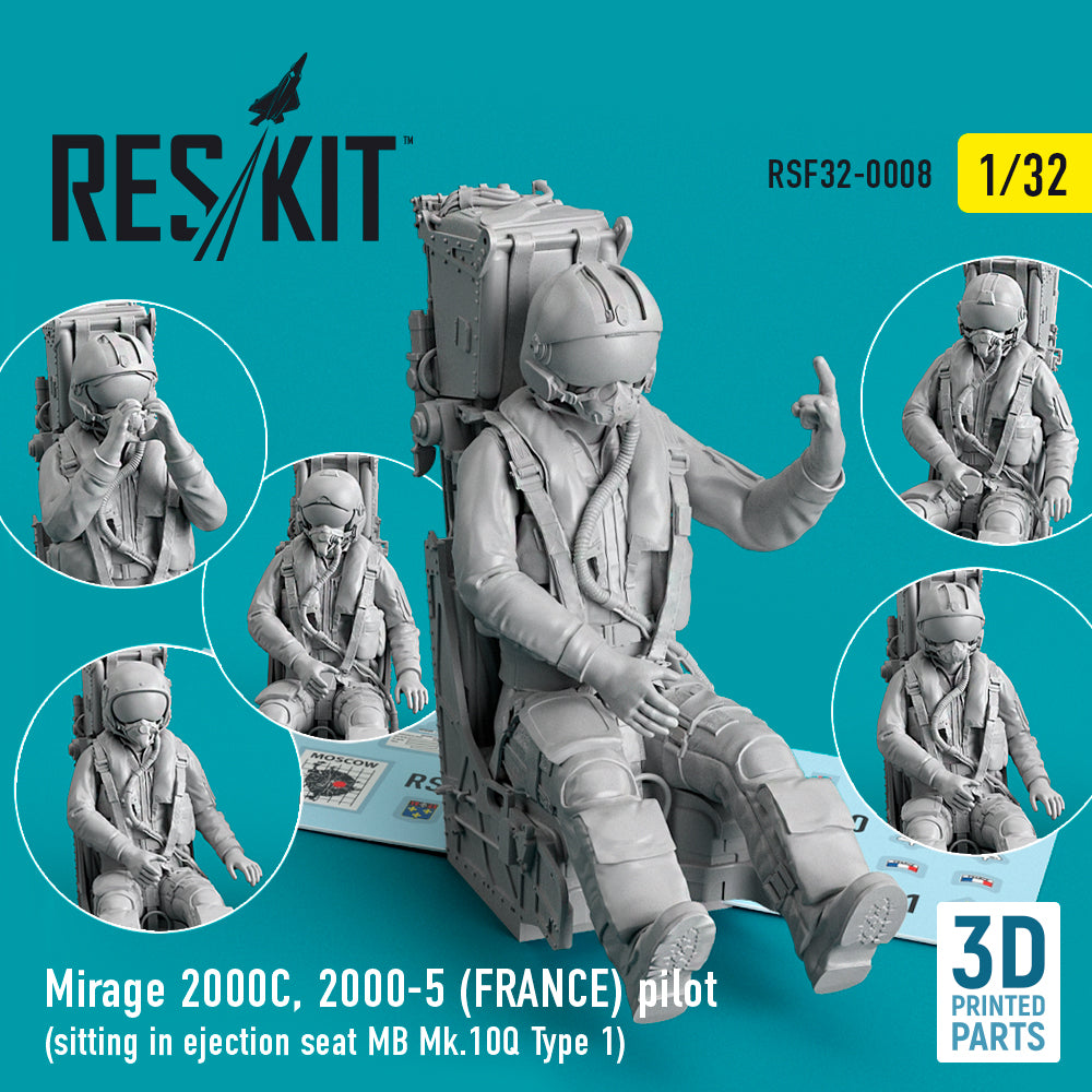 ResKit RSF32-0008 1:32 Dassault_Mirage 2000C, 2000-5