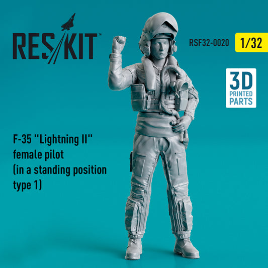 ResKit RSF32-0020 1:32 Lockheed-Martin F-35A Lightning II female pilot