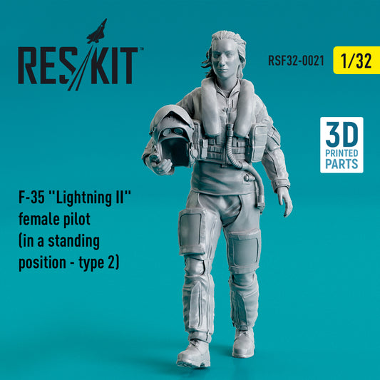 ResKit RSF32-0021 1:32 Lockheed-Martin F-35A Lightning II female pilot