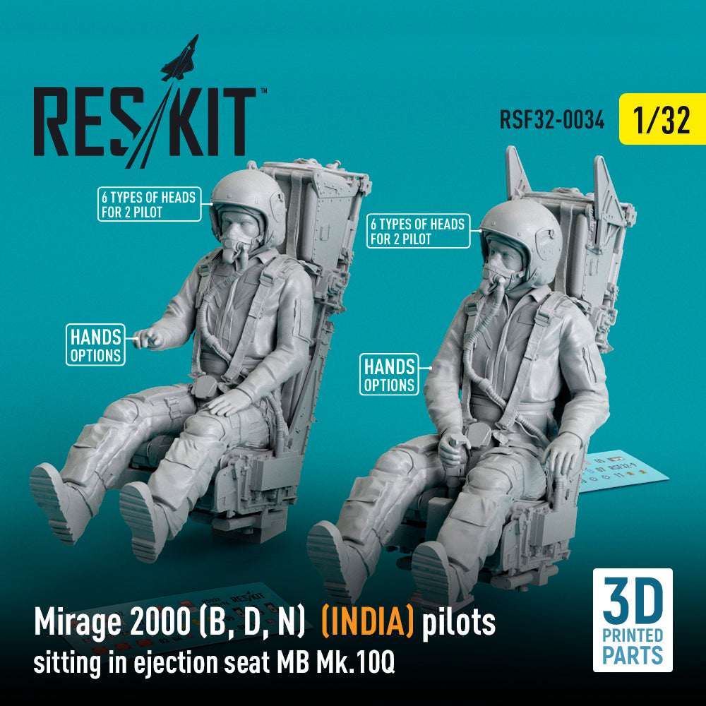 ResKit RSF32-0034 1:32 Dassault_Mirage 2000B/2000D/2000N