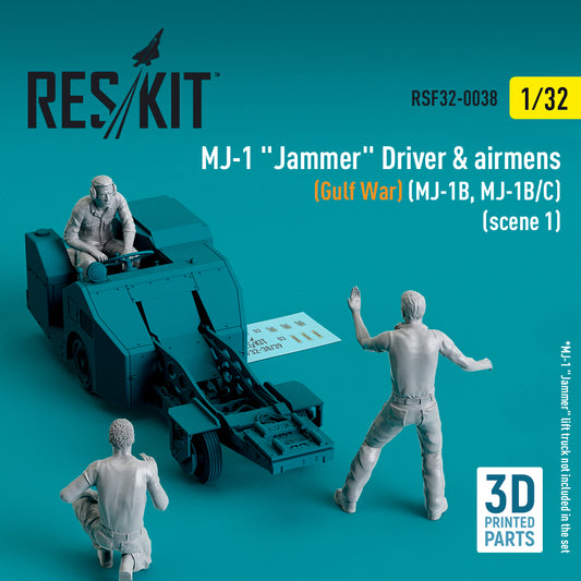 ResKit RSF32-0038 1:32 MJ-1 Jammer Driver & airmens
