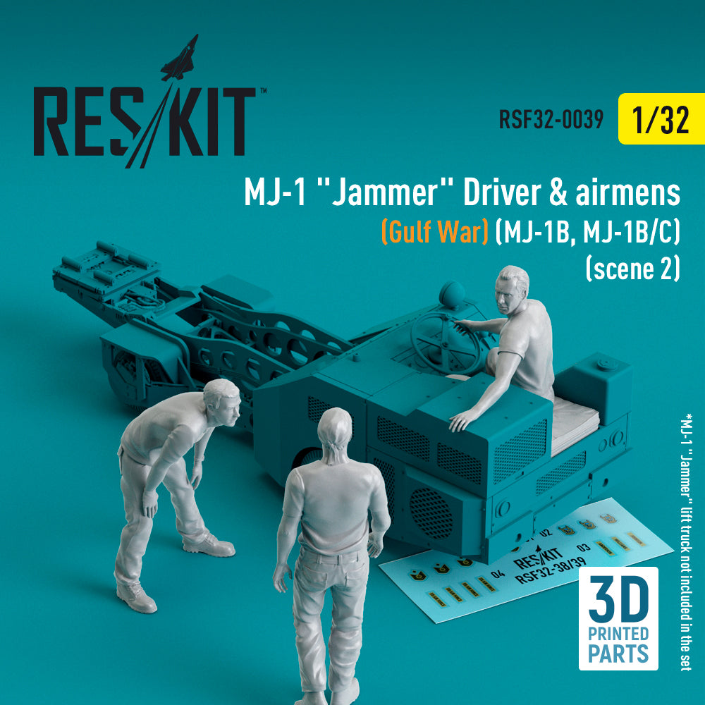 ResKit RSF32-0039 1:32 MJ-1 Jammer Driver & airmens