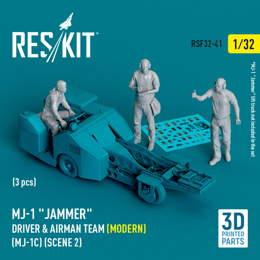 ResKit RSF32-0041 1:32 MJ-1 Jammer Driver & airman team
