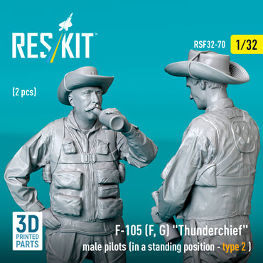 ResKit RSF32-0070 1:32 Republic F-105F/F-105G Thunderchief male pilots