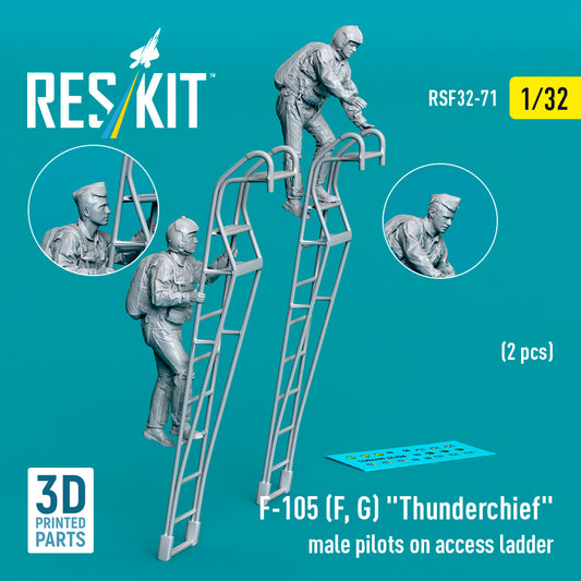 ResKit RSF32-0071 1:32 F-105F/G Male Pilots on Ladder