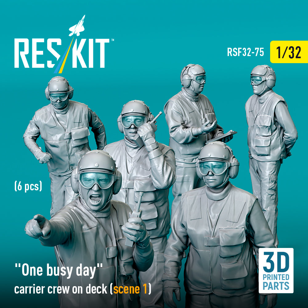 ResKit RSF32-0075 1:32 "One busy day" carrier crew on deck