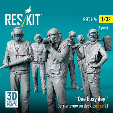 ResKit RSF32-0076 1:32 "One busy day" carrier crew on deck