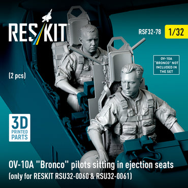 ResKit RSF32-0078 1:32 OV-10A Bronco Pilots in Ejection Seats