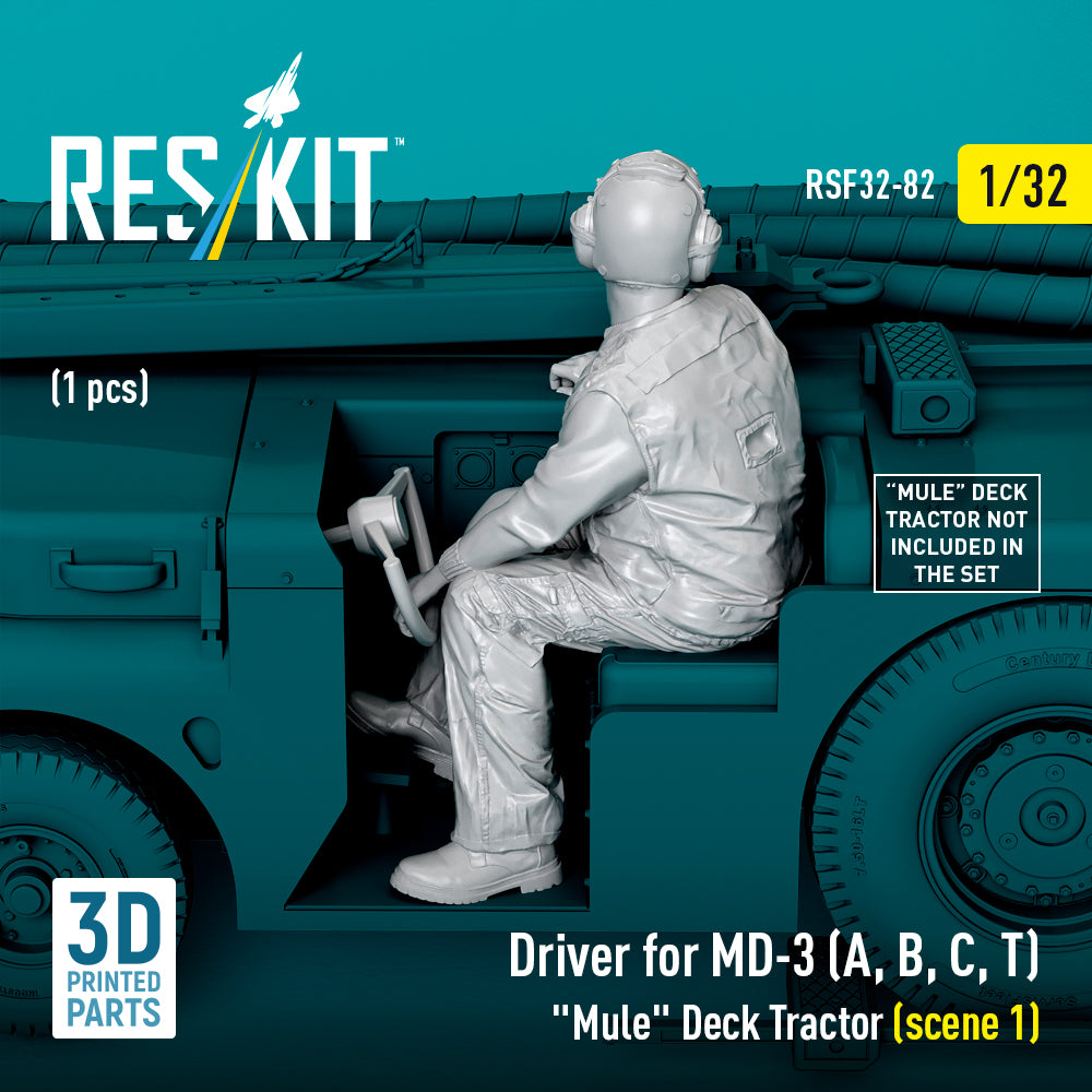 ResKit RSF32-0082 1:32 Driver for MD-3 "Mule" Deck Tractor
