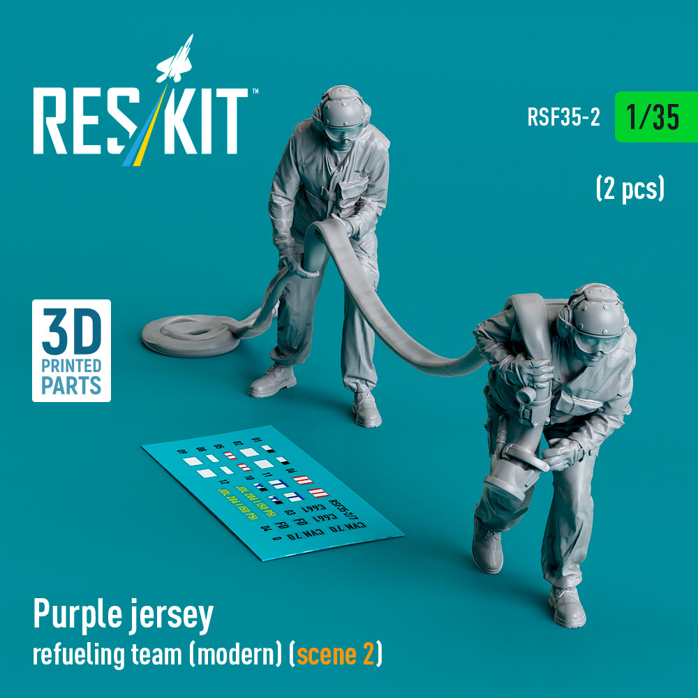 ResKit RSF35-0002 1:35 Purple jersey refueling team