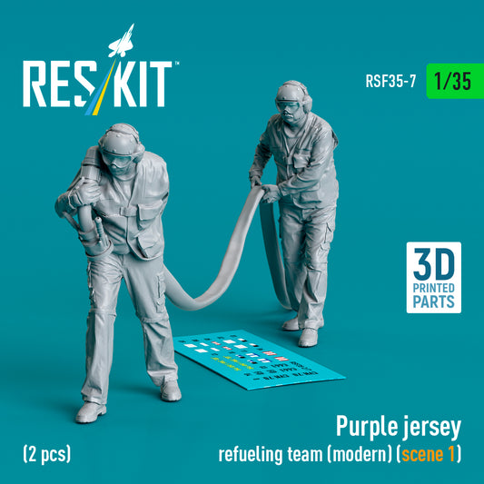 ResKit RSF35-0007 1:35 Purple jersey refueling team