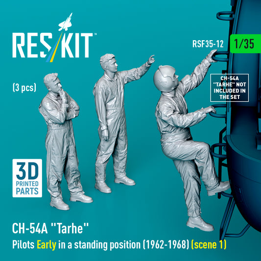 ResKit RSF35-0012 1:35 Sikorsky CH-54A Tarhe pilots Early in a standing position