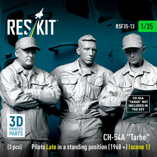 ResKit RSF35-0013 1:35 Sikorsky CH-54A Tarhe pilots Late in a standing position